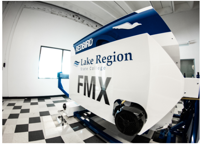 Simulator used in the Lake Region State College Simulation Technology program.