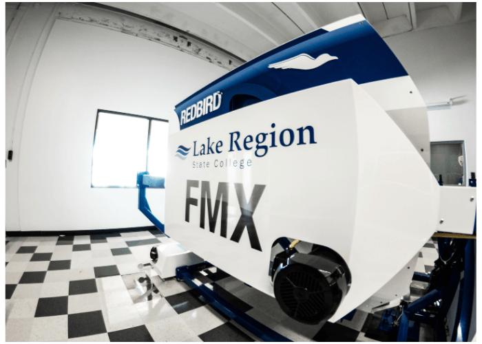 Simulator used in the Lake Region State College Simulation Technology program.