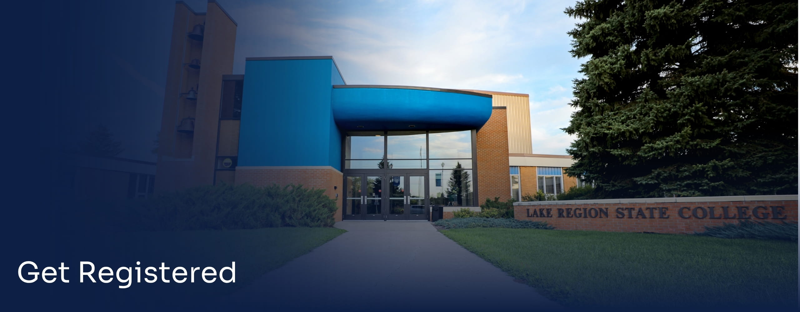 Graphic of LRSC front campus.
