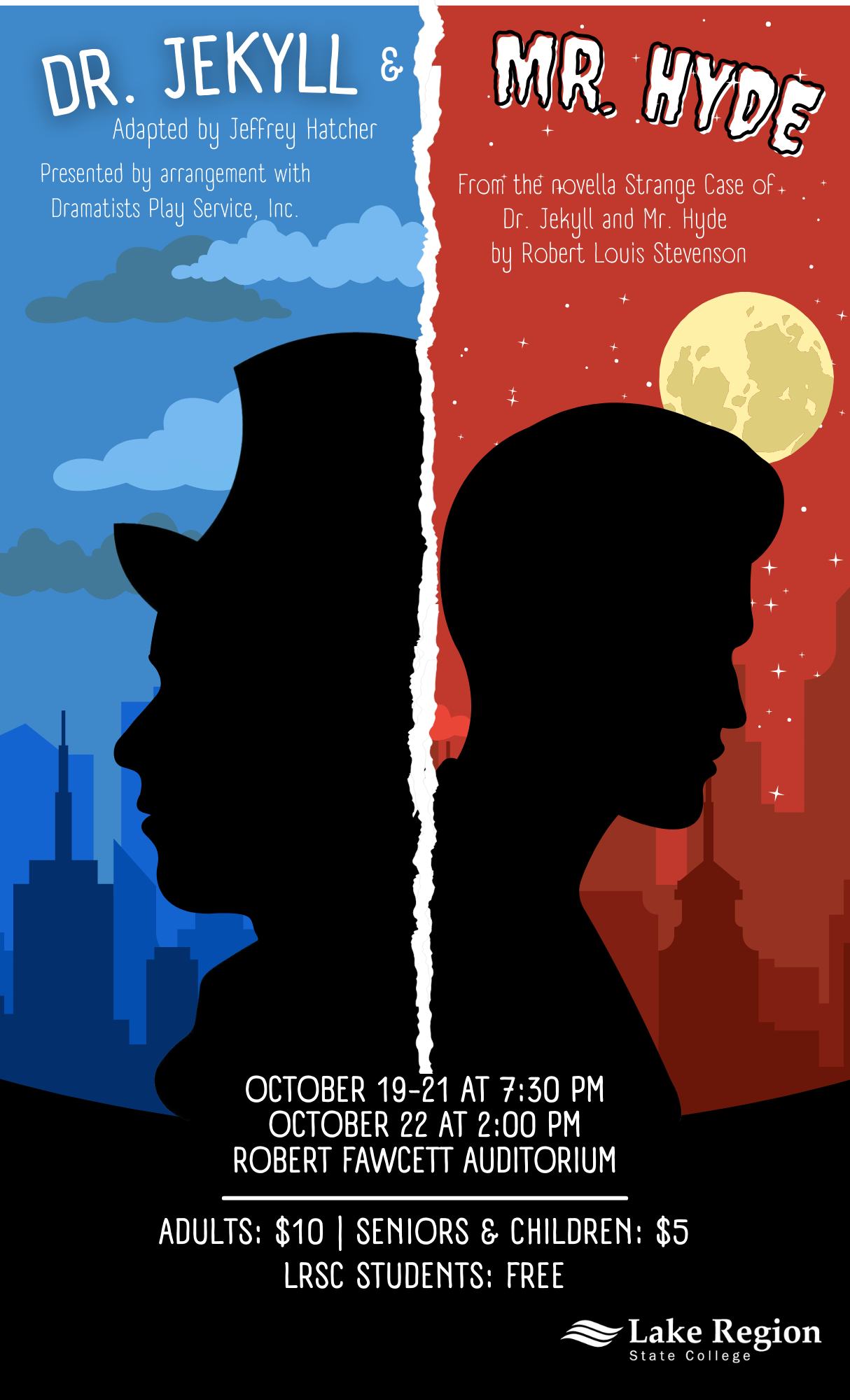 Dr. Jekyll and Mr. Hyde play poster