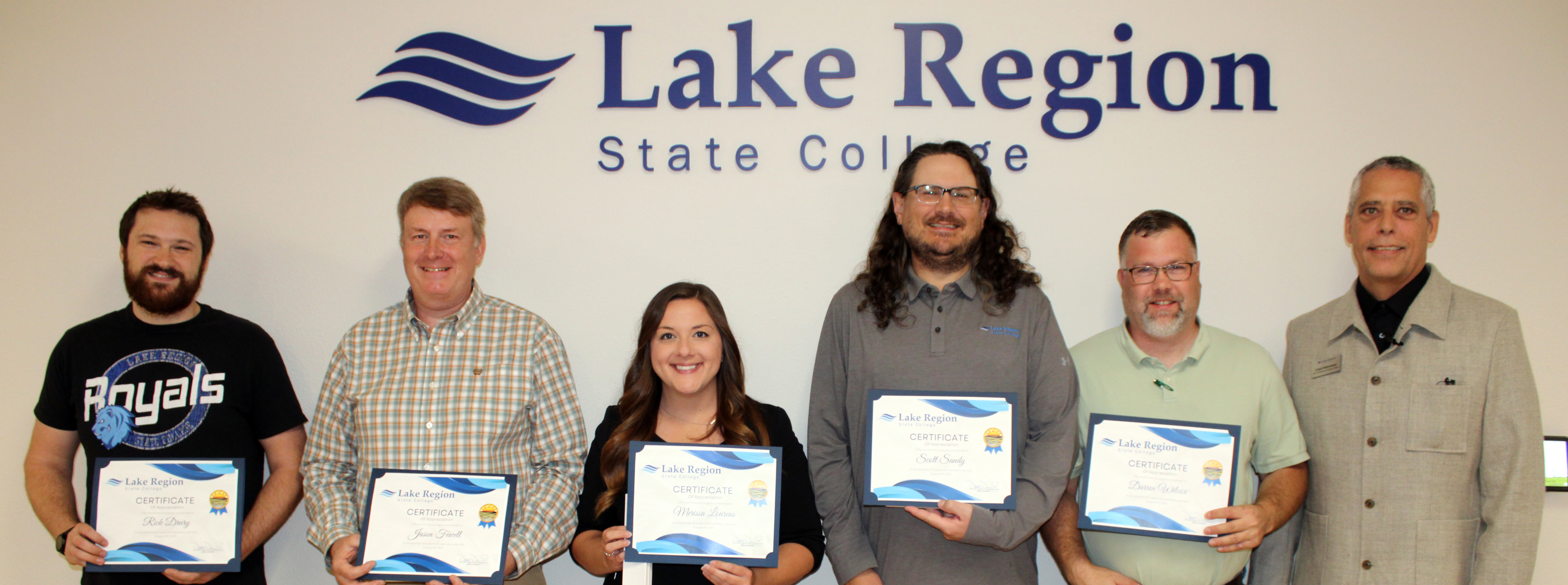 Employees who received 5-year service awards