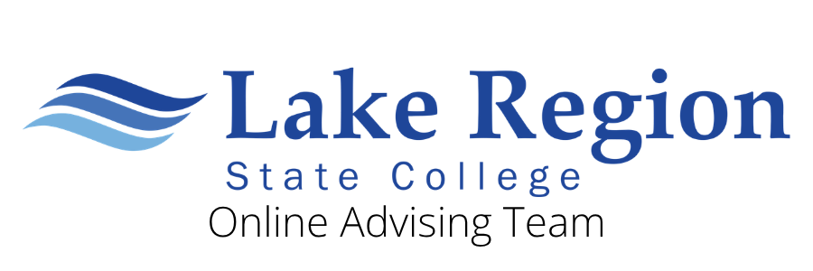 LRSC Logo with Online Advising Team underneath. 