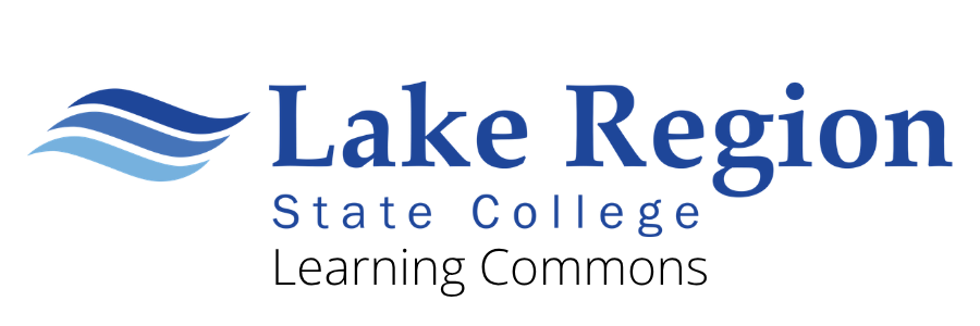 LRSC Logo with Learning Commons underneath. 
