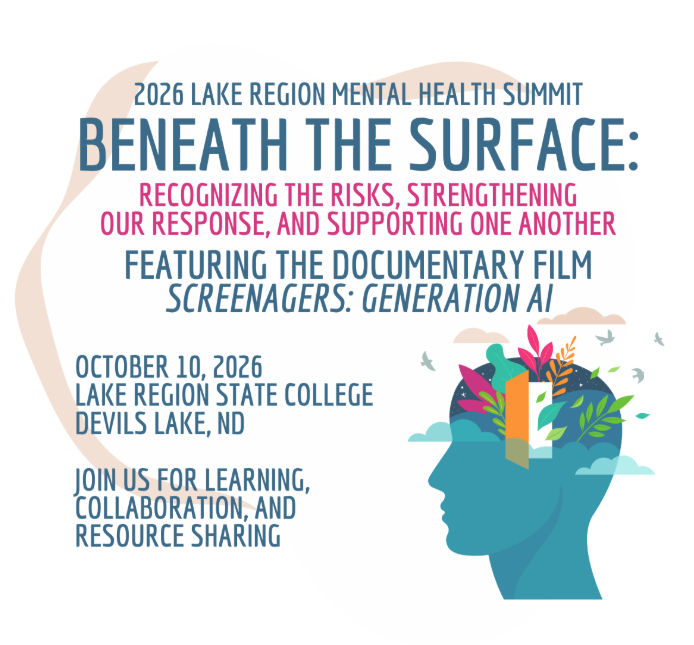 2026 Lake Region Mental Health Summit graphic.