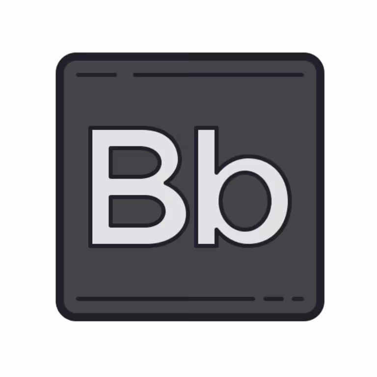 Blackboard  Logo (Bb)