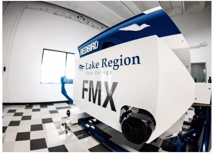 Simulator used in the Lake Region State College Simulation Technology program.