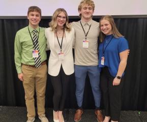 picture of Kellen Wiberg, Alex Papowski-Thompson, Brody Parker, and Jaelyn Buckman