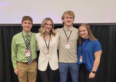 picture of Kellen Wiberg, Alex Papowski-Thompson, Brody Parker, and Jaelyn Buckman