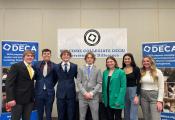 DECA students at state conference