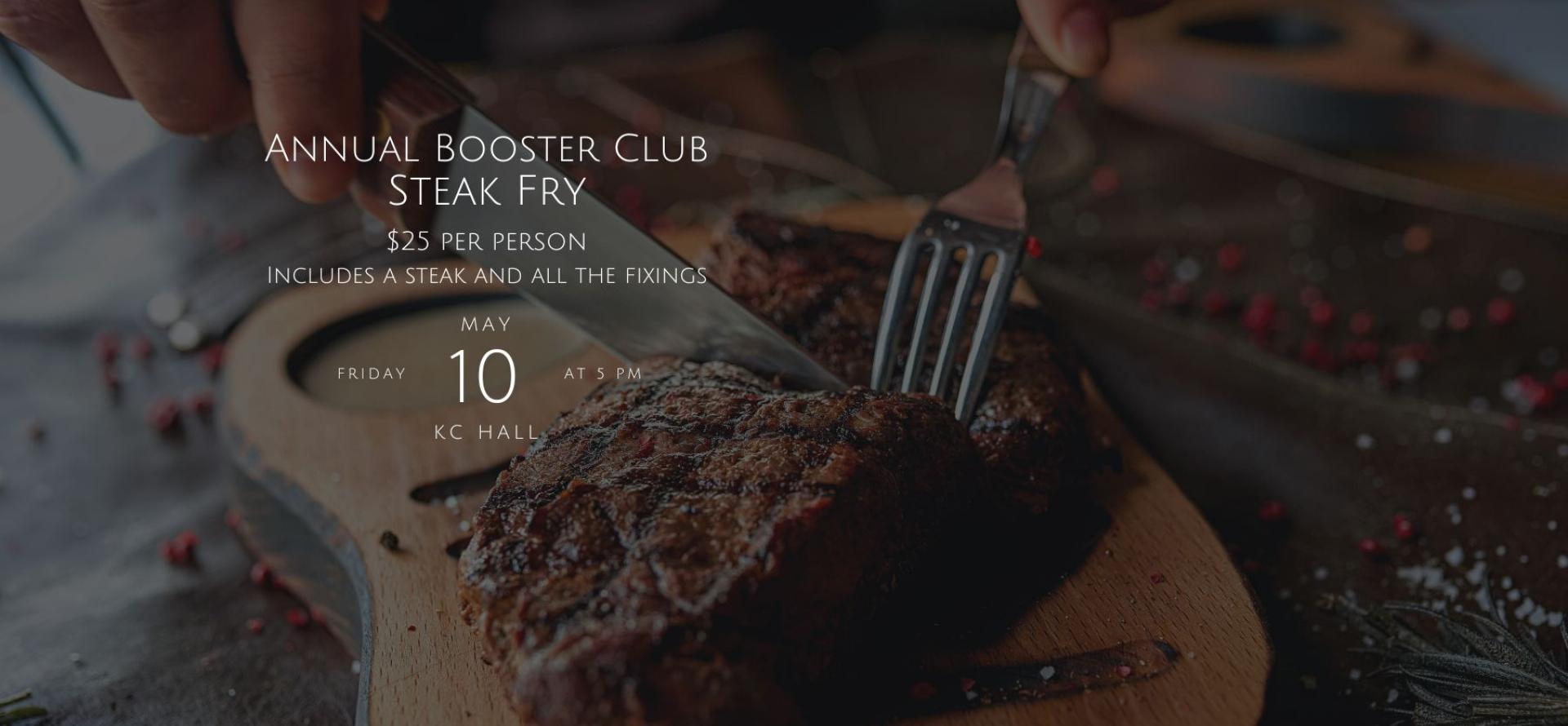 Annual Booster Club Steak Fry